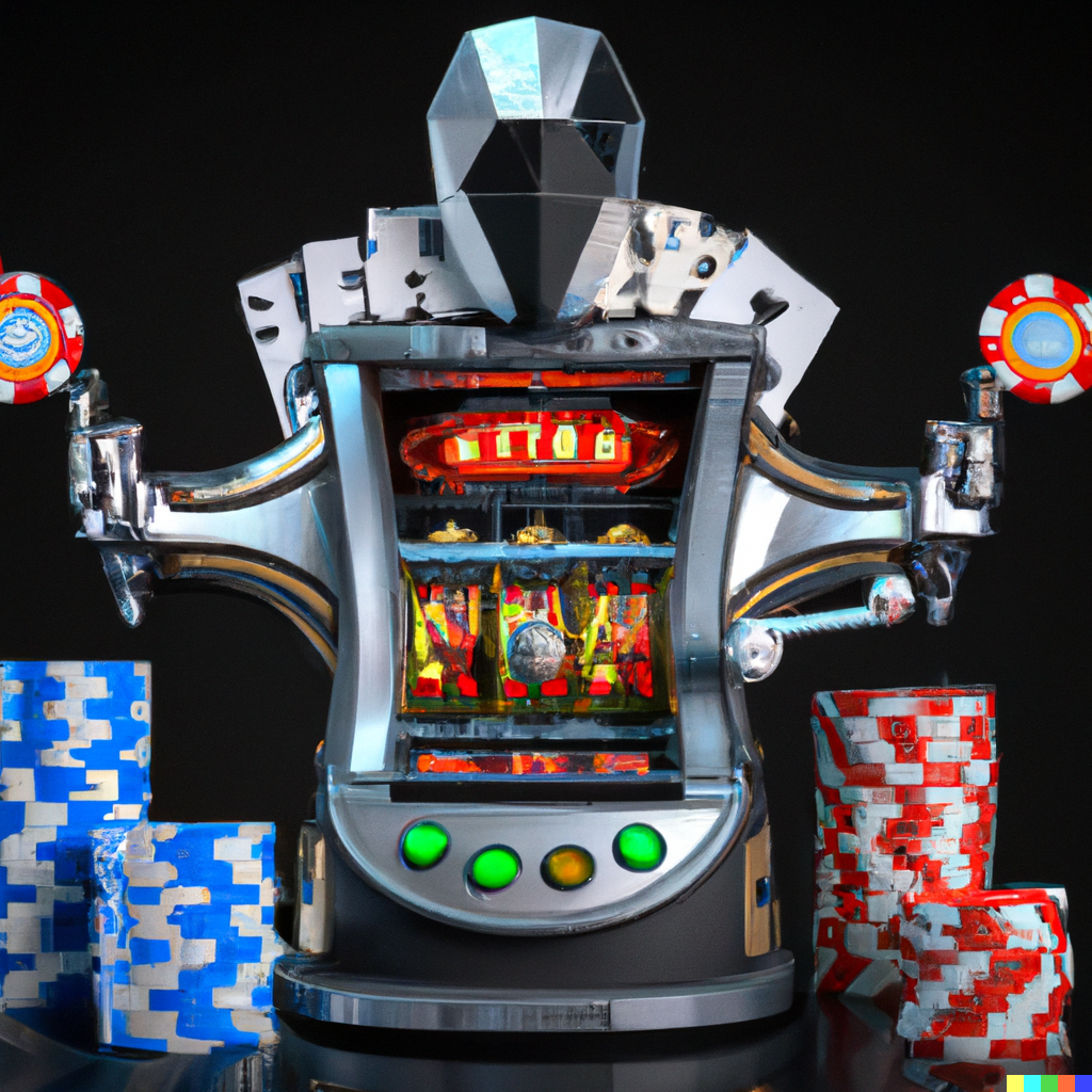 Humanoid casino robot